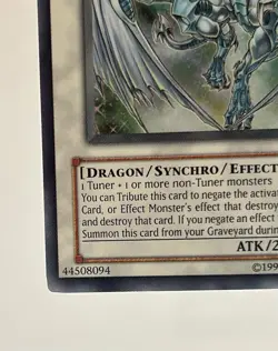 Stardust Dragon TDGS-EN040 The Duelist Genesis Unlimited VLP Yugioh - Image 5