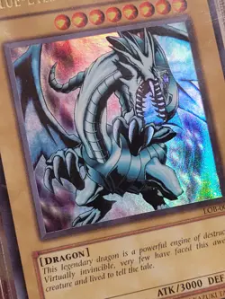 Yu-Gi-Oh 2002 Unlimited LOB-001 Blue-Eyes White Dragon BGS Mint 9 (Please Read) - Image 3