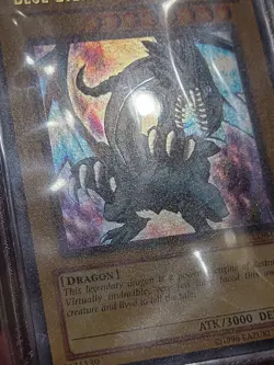 Yu-Gi-Oh 2002 Unlimited LOB-001 Blue-Eyes White Dragon BGS Mint 9 (Please Read) - Image 4