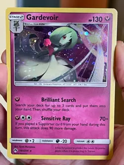 POKEMON GARDEVOIR 141/214 RARE COSMOS HOLOFOIL DRAGON MAJESTY NM CARD - Image 1