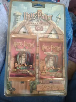 NEW Sealed 2002 Harry Potter Diagon Alley Trading Cards Booster Packs x 2 - Image 1