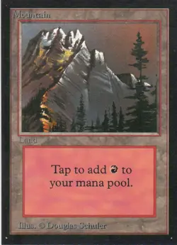 MTG: Collector's Edition: Mountain (A) : Lightly Played Condition - Image 1
