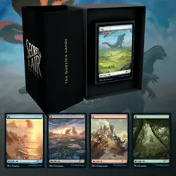 The GODZILLA Lands SECRET LAIR - Full Art Foil MTG Magic The Gathering NEU & OVP - Image 1