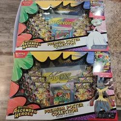 Pokemon Ascended Heroes Mega Lucario & Mega Gardevoir Booster Box Combo - Image 1