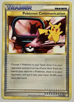 Pokemon Communication 98/123 (LP) Uncommon HeartGold SoulSilver 2010 Pokemon TCG - Image 1
