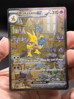 Alakazam ex 201/165 Special Illustration Rare Scarlet & Violet 151 Pokemon NM - Image 3