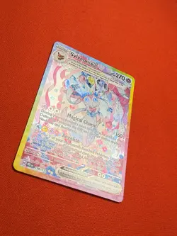 Sylveon ex SIR Pokemon Prismatic Evolutions #156/131 Pack Fresh - Image 2