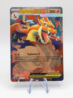 Pokemon TCG Mega Charizard Y EX Ultra Rare Holo Ascended Heroes 022/217 - NM - Image 1