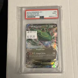 2015 POKEMON XY ROARING SKIES #60 RAYQUAZA EX PSA 9. G001140 - Image 1