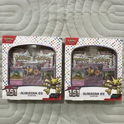 151 Alakazam ex Collection Box X2 Pokemon Scarlet & Violet 151 - Image 1