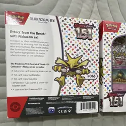 151 Alakazam ex Collection Box X2 Pokemon Scarlet & Violet 151 - Image 3