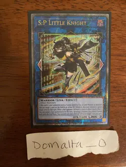 Yugioh S:P Little Knight Quarter Century Secret Rare AGOV-EN046 1st Edition NM - Image 1