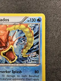 Gyarados XY109 Pokemon XY Black Star Promo Cosmos Holo 2016 - Image 3