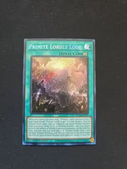Yugioh! PRIMITE LORDLY LODE ROTA-EN058 SECRET RARE NM - Image 1