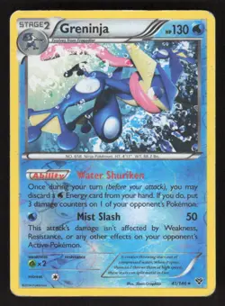 Pokemon TCG Blister Exclusives Reverse Holo Greninja #041/146 - Image 1