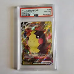 Pokemon Shining Fates Morpeko VMAX 038/072 PSA NM-MT 8 Full Art Holo Rare 2021 - Image 1