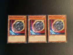 Yugioh - 3x Nibiru, the Primal Being SDWD-EN016 (1x 1st ed, 2x Unlimited) NM - Image 1