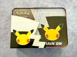 Pokemon Celebrations 25th Anniversary Treasure Chest Lunchbox Tin Factory SEALED - Image 3