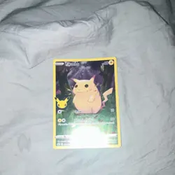 Pokemon TCG Pikachu Celebrations 25/25 Regular Common Full Art - Image 1