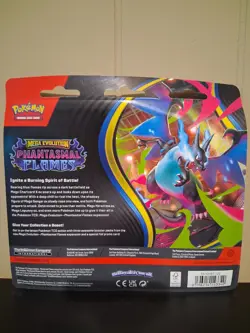 Pokemon TCG Mega Evolution Phantasmal Flames Booster Packs 3-Pack w/ Weavile - Image 3