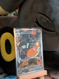 Pokemon 2025 Team Rockets Raticate Illustration SV10, Destined Rivals 202/182 - Image 1