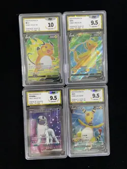 2024 Pokemon TCG S-CHN CS6bC 148/131 SR Raichu V Dragonite V PGS 10 Lot*4 LU57 - Image 1