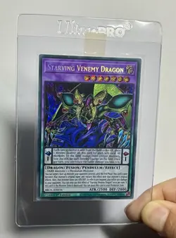 Starving Venemy Dragon BROL-EN034 (NM) Secret Rare 1st Edition YuGiOh! TCG - Image 3