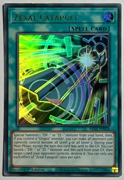 Zeal Catapult BROL-EN028 (NM) Ultra Rare 1st Edition YuGiOh! TCG - Image 1