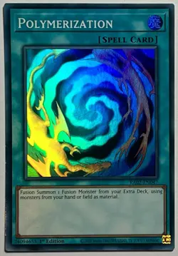 Polymerization RA02-EN047 (NM) Super Rare 1st Edition Yu-Gi-Oh! Card TCG - Image 1