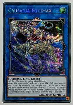 Crusadia Equimax MP19-EN107 (NM) Secret Rare 1st Edition YuGiOh! TCG - Image 1