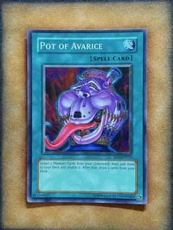 Yugioh Pot of Avarice EEN-EN037 Super Rare NM - Image 1