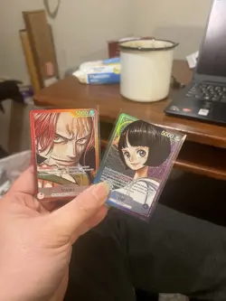 One Piece Card Game Shanks & Kiku 2 Cards leader - Image 1