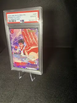 One Piece EB02-061 SEC Alt Art Monkey D Luffy PSA10 English - Image 2