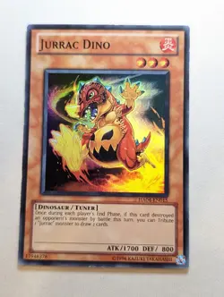 Yu-Gi-Oh! Jurrac Dino Super Rare Card HA04-EN015 - Image 1