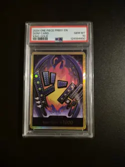 One Piece KING-GOLD 2024 PRB01 EN DON!! CARD PSA 10 - Image 1