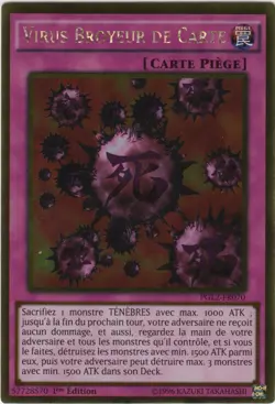 ♦Yu-Gi-Oh!♦ Virus Broyeur de Carte/Crush Card : PGL2-FR070 -VF/GOLD RARE- - Image 1