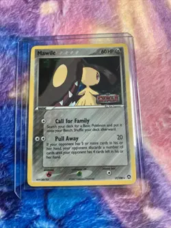 Mawile Reverse Holo Rare Stamped EX Power Keepers 17/108 Pokemon Card! - Image 1