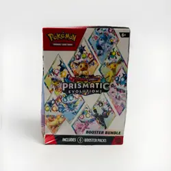 Pokemon S&V Prismatic Evolutions Booster Bundle Factory Sealed Minor Box Dent - Image 1