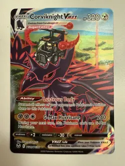 Corviknight VMAX TG19/TG30 Silver Tempest Trainer Gallery Ultra Rare Pokemon - Image 1