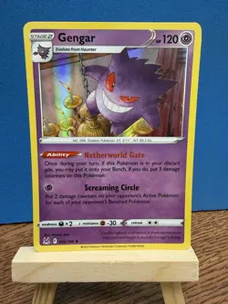 Pokemon TCG Gengar 66/196 Lost Origin Holo Card Rare SWSH 2022 - Image 1