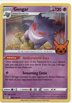 Pokemon Gengar F 066/196 TCG Trick Or Trade 2023 Holo - Image 1