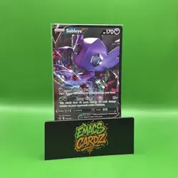 Pokemon TCG Sableye v Sword & Shield Base Set Holo Ultra Rare Card 120/202 - Image 1