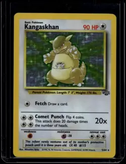 Pokemon TCG Kangaskhan 5/64 Jungle Holo Rare LP - Image 1