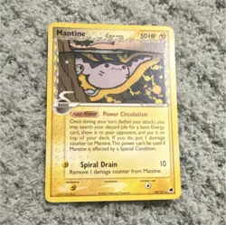 2006 Pokemon Mantine Delta Species 20/101 EX Dragon Frontiers RARE 🔥 NM SHARP! - Image 1