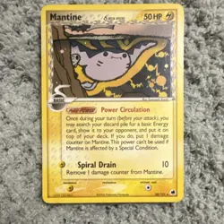 2006 Pokemon Mantine Delta Species 20/101 EX Dragon Frontiers RARE 🔥 NM SHARP! - Image 3