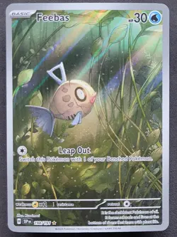 Feebas 198/191 Illustration Rare Surging Sparks Pokemon TCG - Image 1
