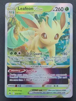 Leafeon VSTAR 014/159 Ultra Rare Crown Zenith Pokemon TCG - Image 1