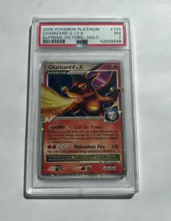 2009 Platinum Charizard G LV x Holo Pokemon Card Supreme Victors PSA 7 (143/147) - Image 1
