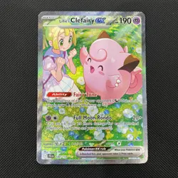 Pokemon Journey Together Lillie's Clefairy EX 184/159 SIR - Image 1