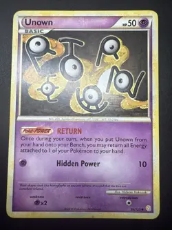 Unown 54/123 - Heartgold & Soulsilver Set - Pokemon Card -Cute - Image 1